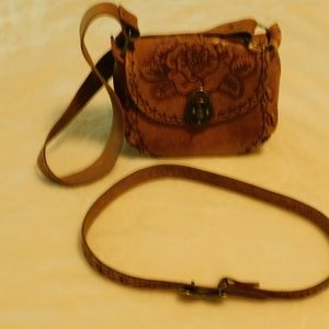 Leather bag and Belt